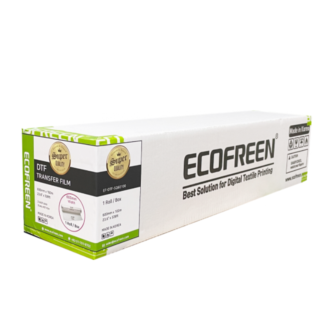 Ecofreen® Direct-to-Film (DTF) Super Quality Roll (Cold Peel) - Joto Imaging Supplies Canada