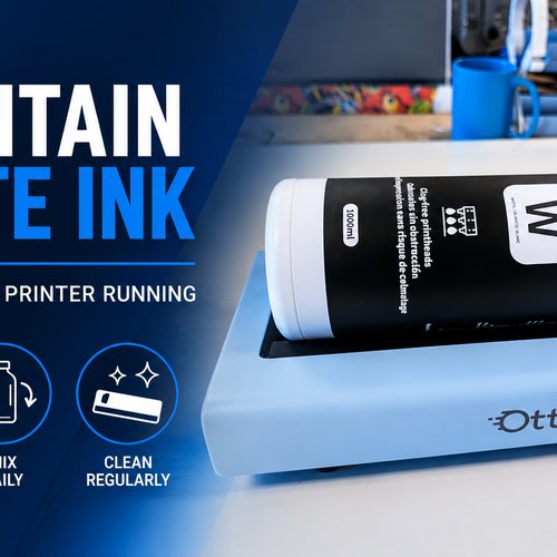 How to Maintain White Ink in a DTF Printer