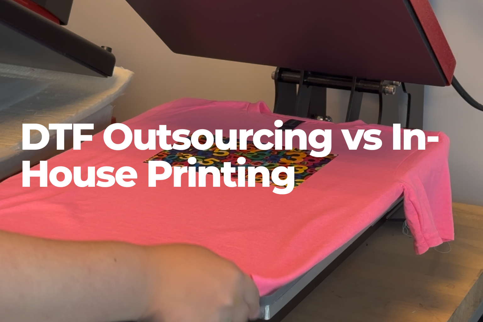 DTF Outsourcing vs In-House Printing