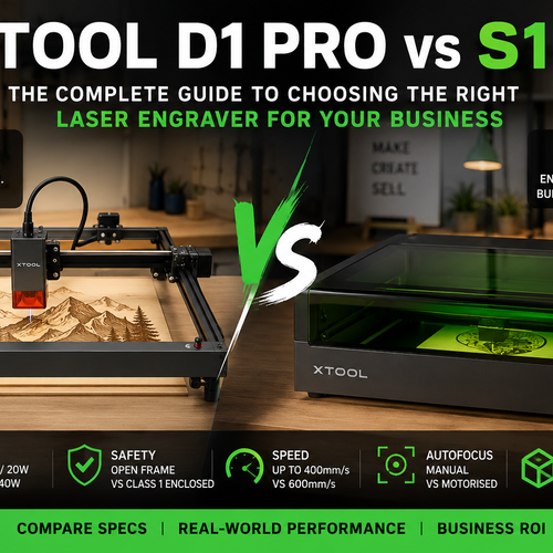 xTool D1 Pro vs xTool S1: Choosing the Right Laser Engraver for Your Business