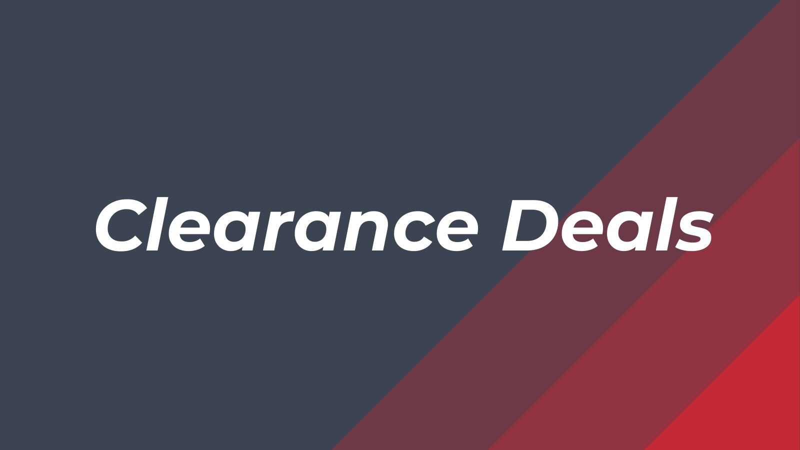 Clearance Deals