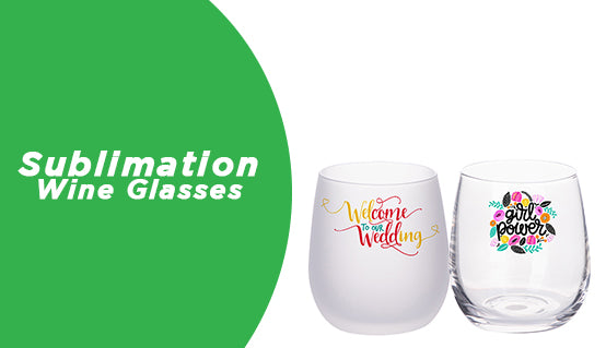 sublimation wine glasses