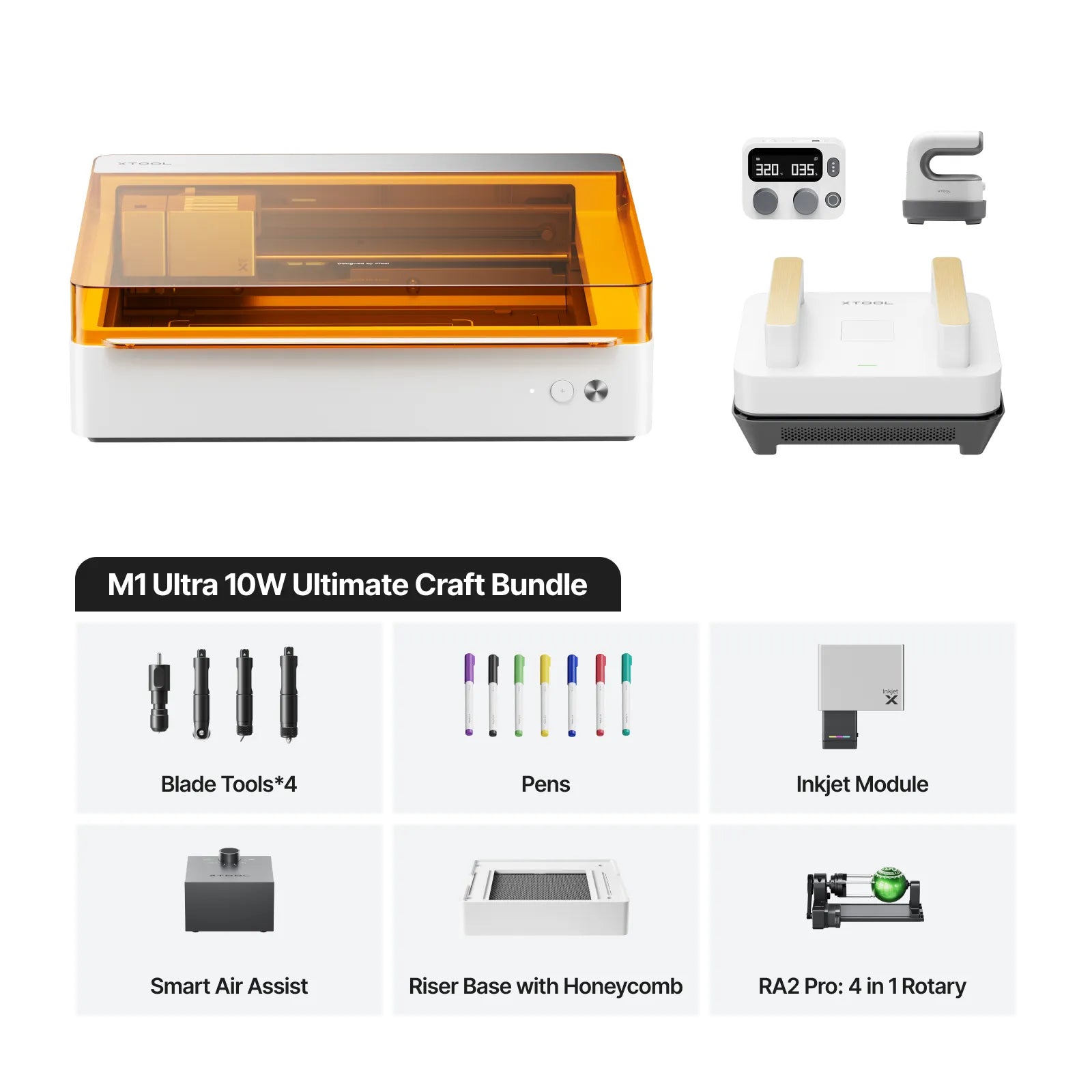 xTool M1 Ultra The World's First 4-in-1 Craft Machine