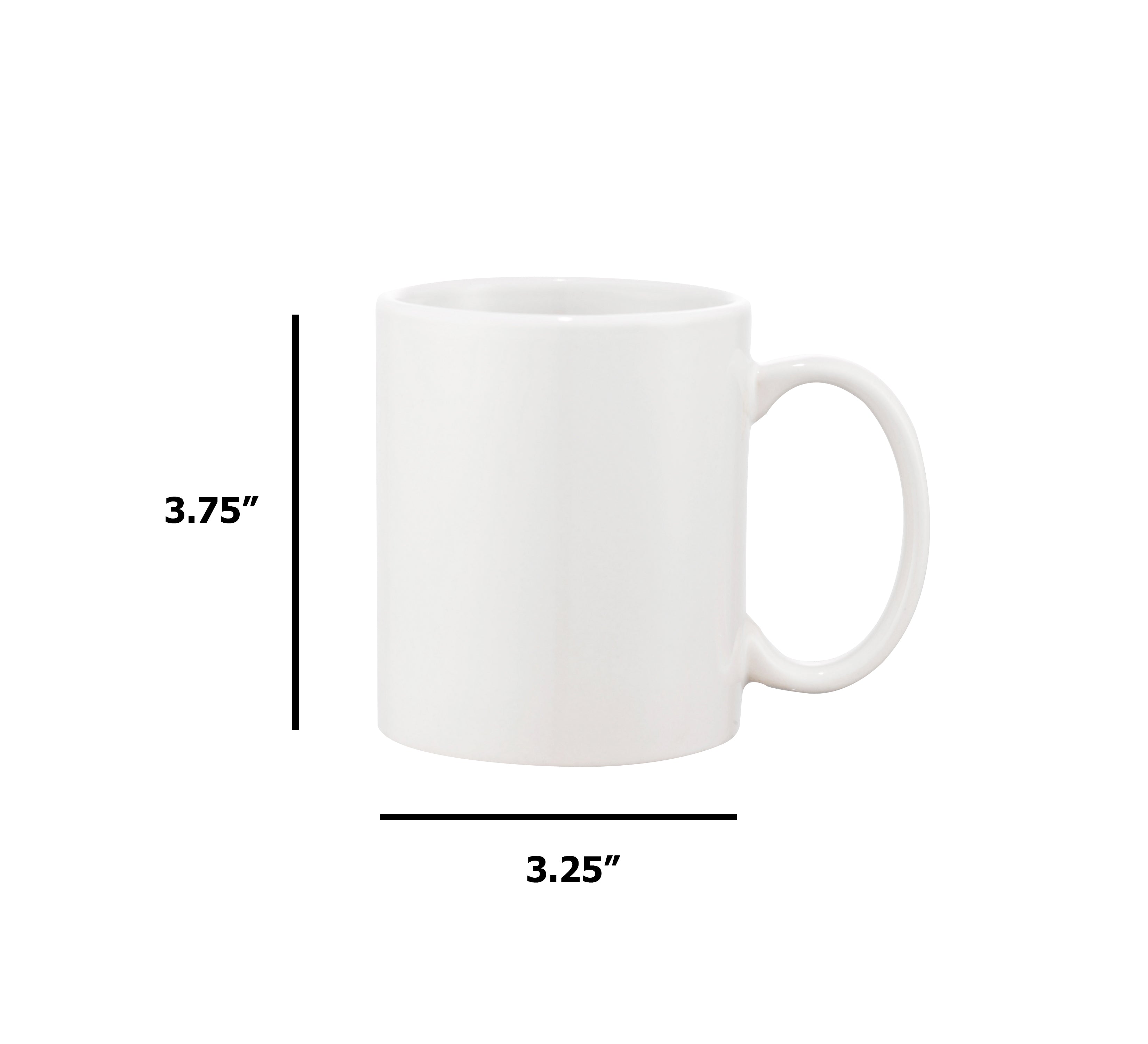 Pearl Coating™ 11oz Sublimation White Mug with Individual White Box - Case of 36 - Joto Imaging Supplies Canada