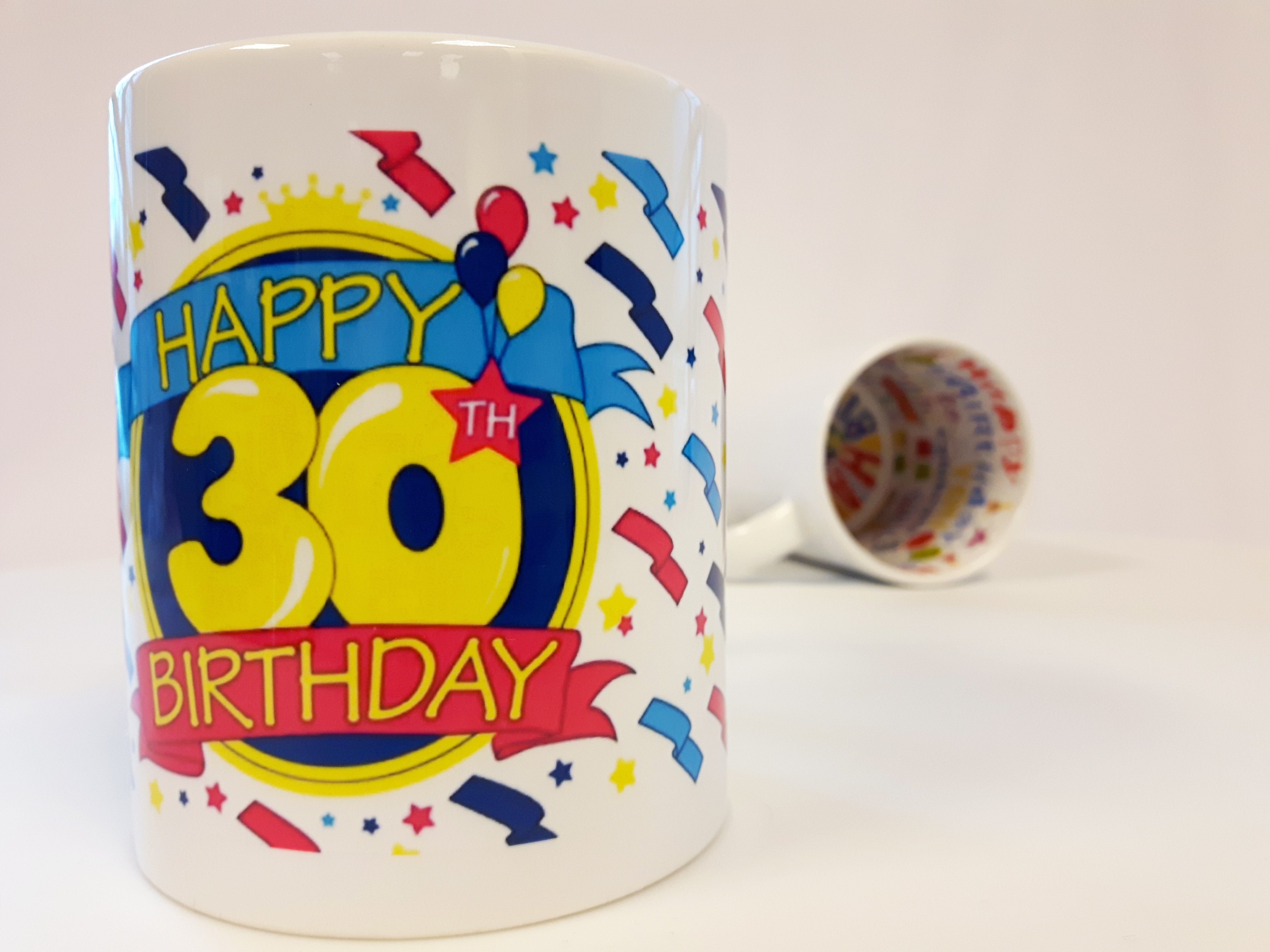 Pearl Coating™ 11oz Sublimation Ceramic Birthday White Mug - Case of 36 - Joto Imaging Supplies Canada