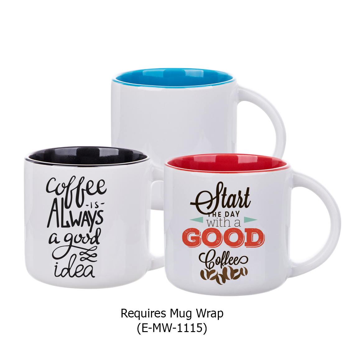 Pearl Coating™ 14oz Sublimation Inner Colored Mug - Case of 36 - Joto Imaging Supplies Canada