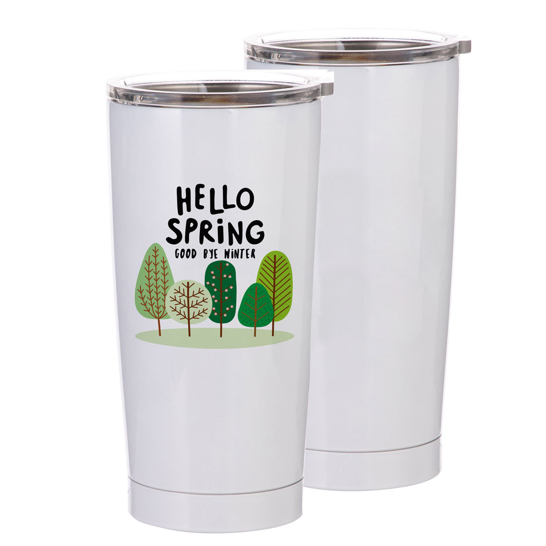 Pearl Coating™ 20oz Sublimation Stainless Steel White Tumbler - Pack of 5 - Joto Imaging Supplies Canada