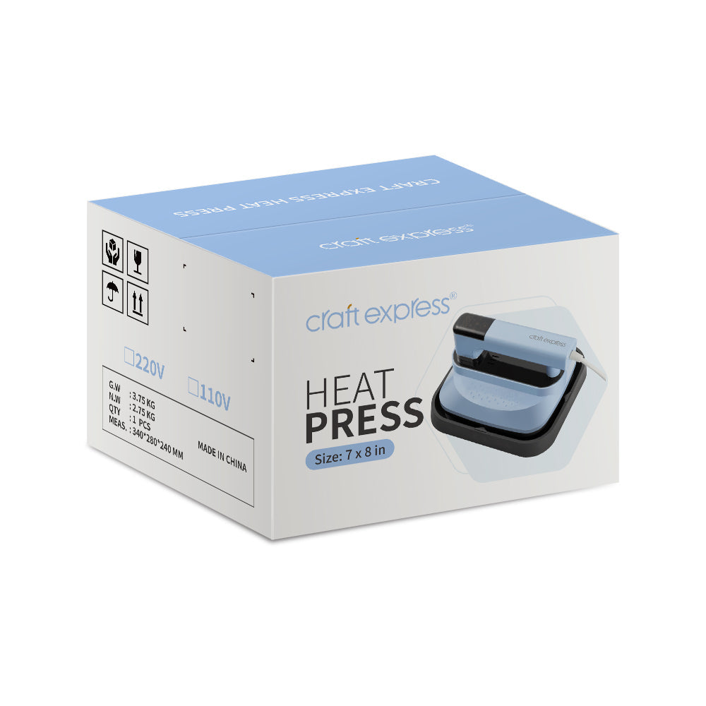 Craft Express Small Handheld Heat Press - Joto Imaging Supplies Canada