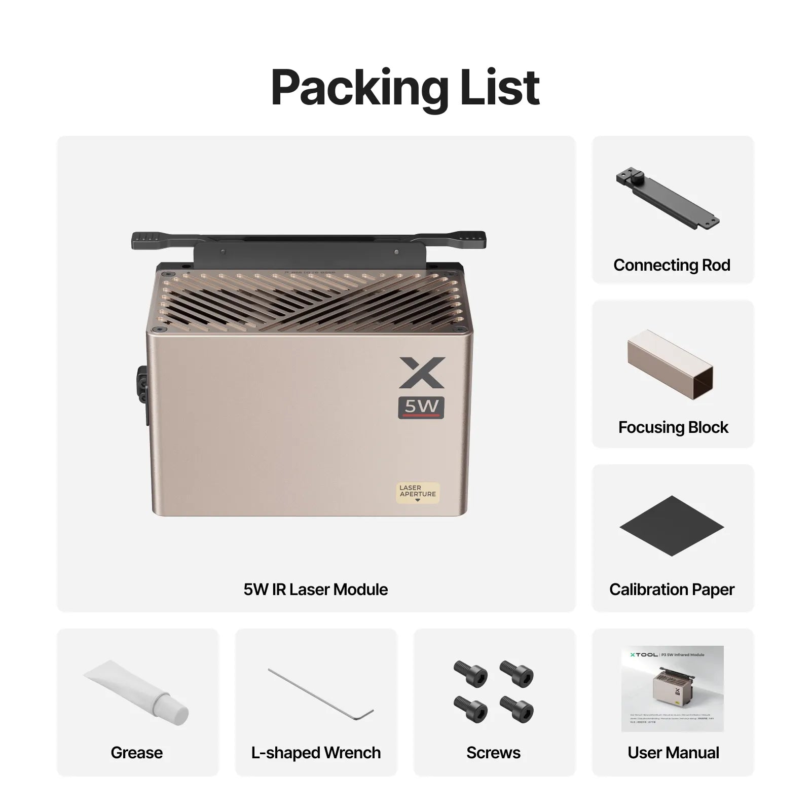 xTool 5W IR Laser Module for P3