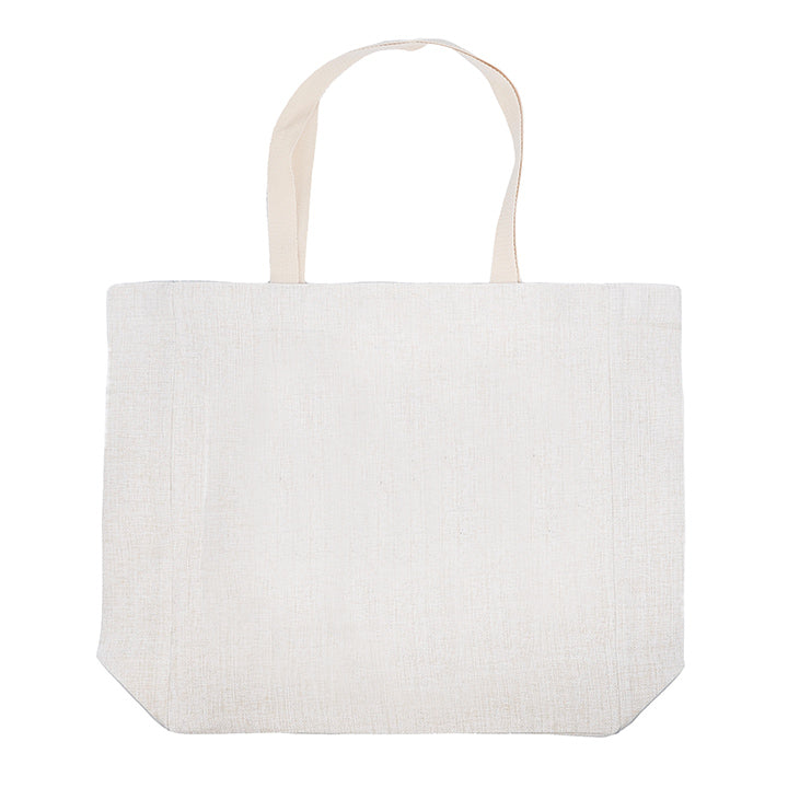 Pearl Coating™ Sublimation Linen Tote Bag (18.9" x 15")- Pack of 10 - Joto Imaging Supplies Canada