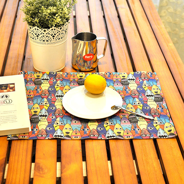 Pearl Coating™ Sublimation Linen Placemat (single-layer) - Pack of 10 - Joto Imaging Supplies Canada