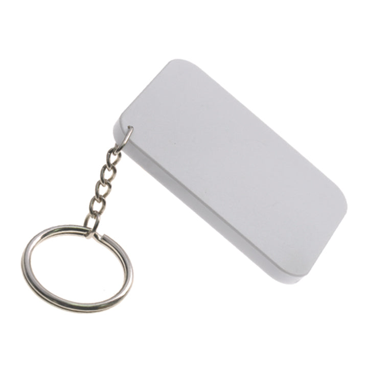 Polymer Rectangle Keychain For Sublimation