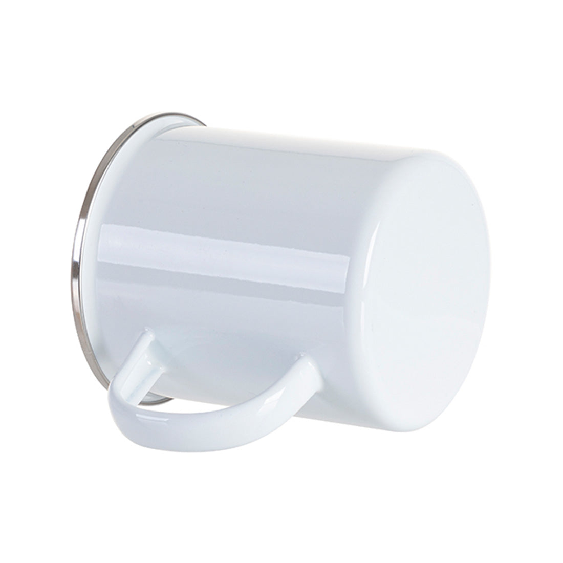 Pearl Coating™ 17oz/500ml Sublimation Enamel Cup with Flat Bottom - Pack of 6 - Joto Imaging Supplies Canada