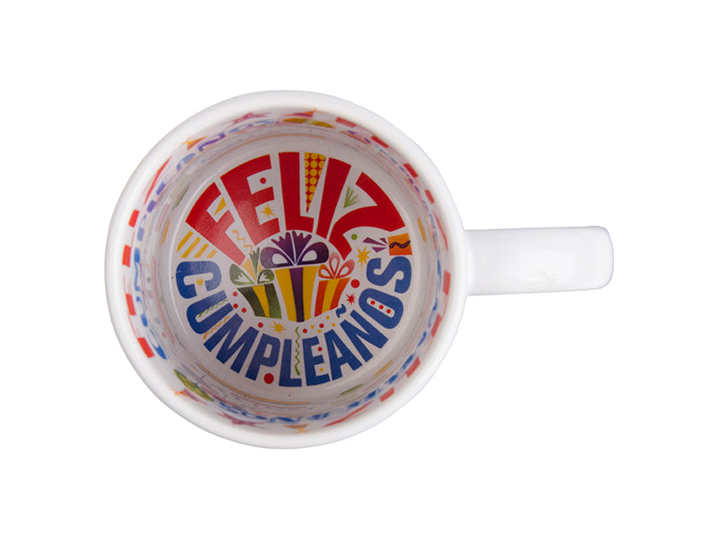 Pearl Coating™ 11oz Sublimation Ceramic Birthday Mug (Spanish) - Case of 36 - Joto Imaging Supplies Canada