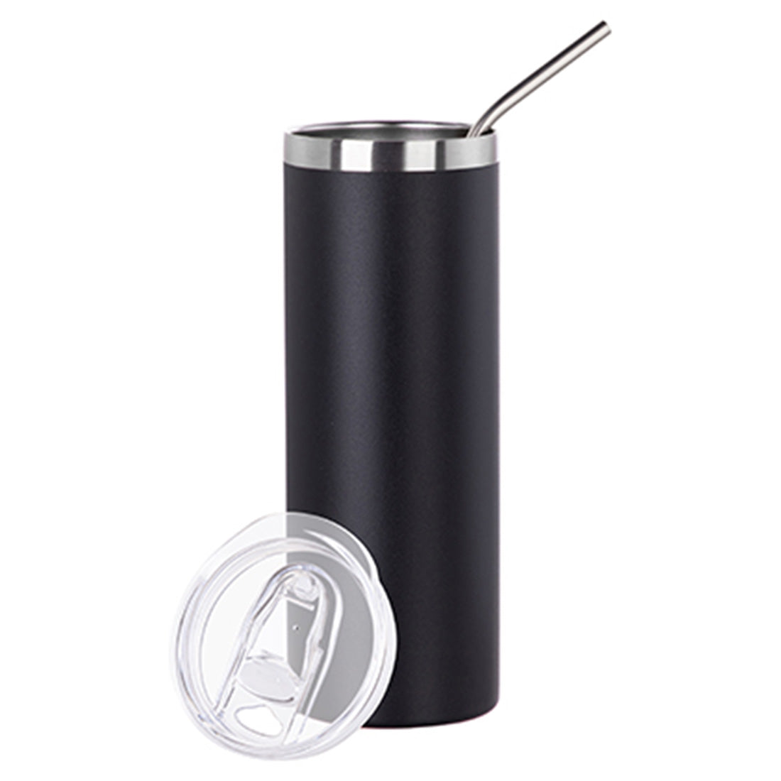 Engraving 20oz/600ml Stainless Steel Tumbler with Straw & Waterproof Flip Lid - Joto Imaging Supplies Canada