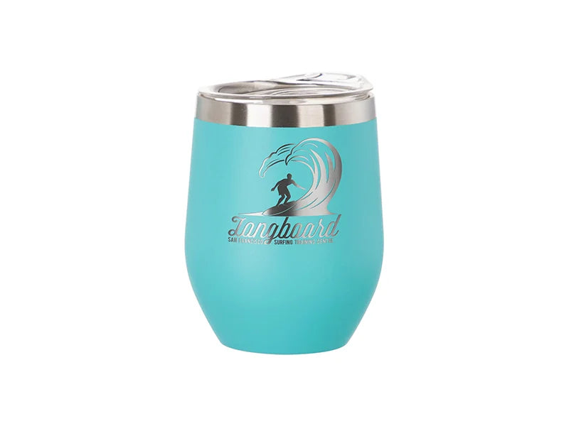 Engraving Blank 12oz/360ml Stainless Steel Wine Cup - Pack of 5 - Joto Imaging Supplies Canada