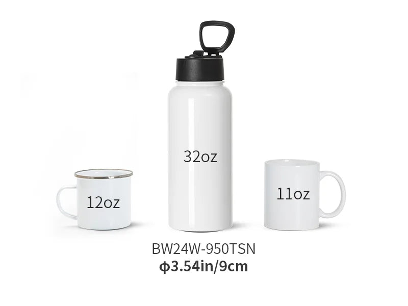 Stainless Steel White Water Bottle comparison