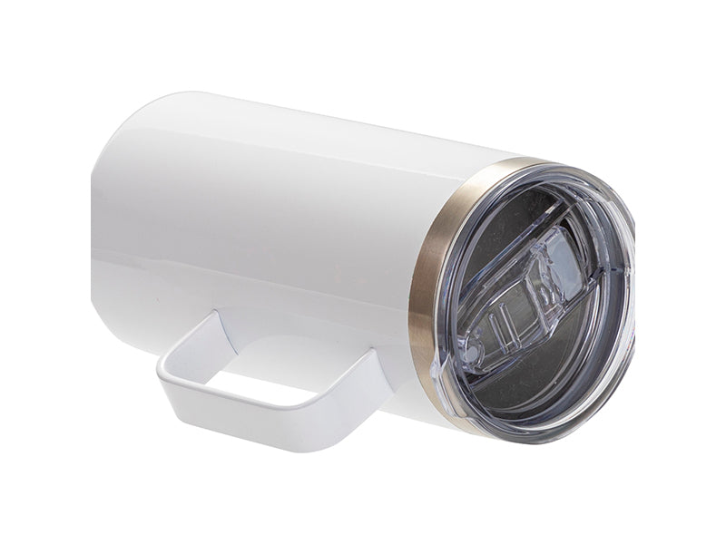 Craft Express 4 Pack 20oz Stainless Steel Mug with Handle and Slide Lids - Craft Express Canada