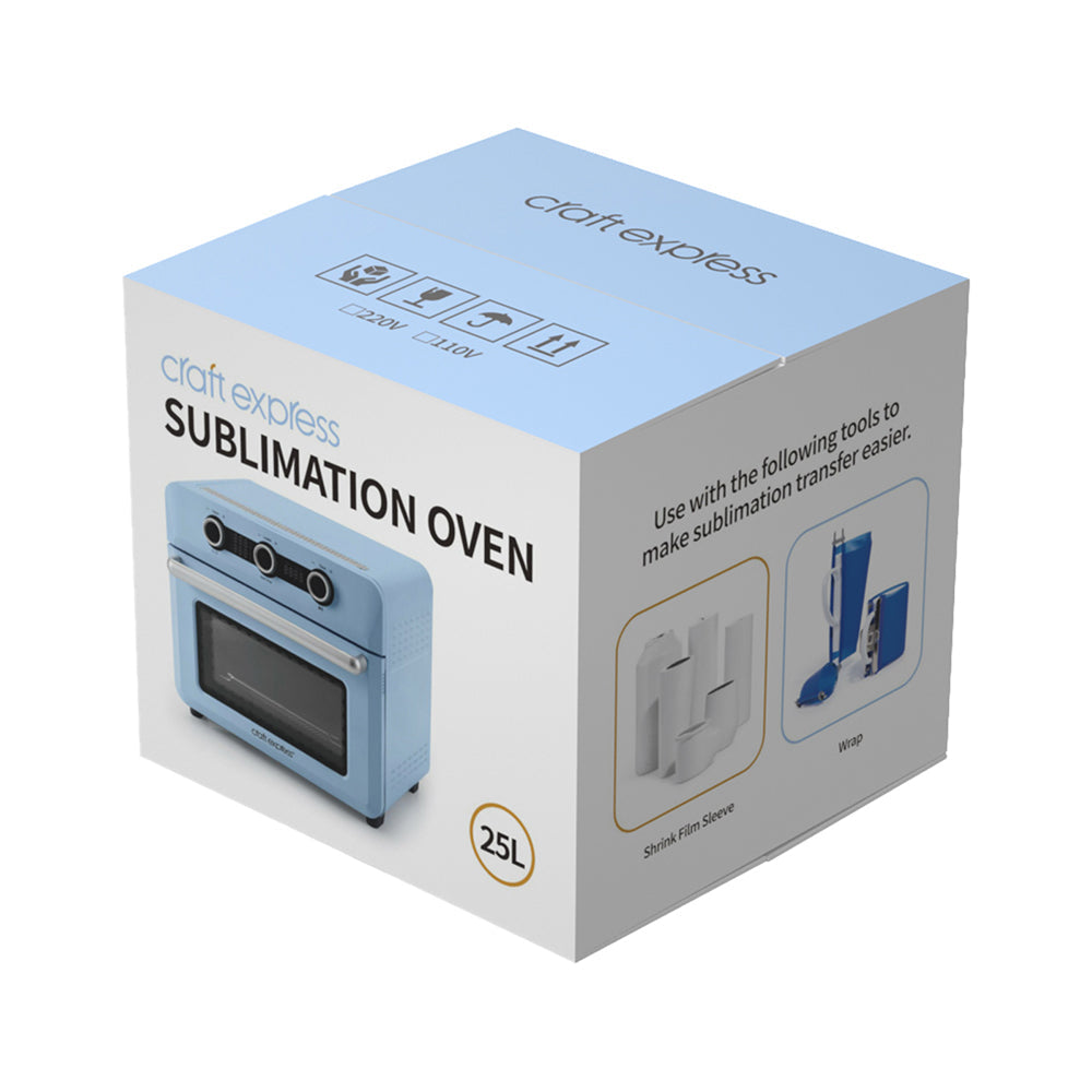 Craft Express Elite Sublimation Oven, 25L - Light Blue - Craft Express Canada