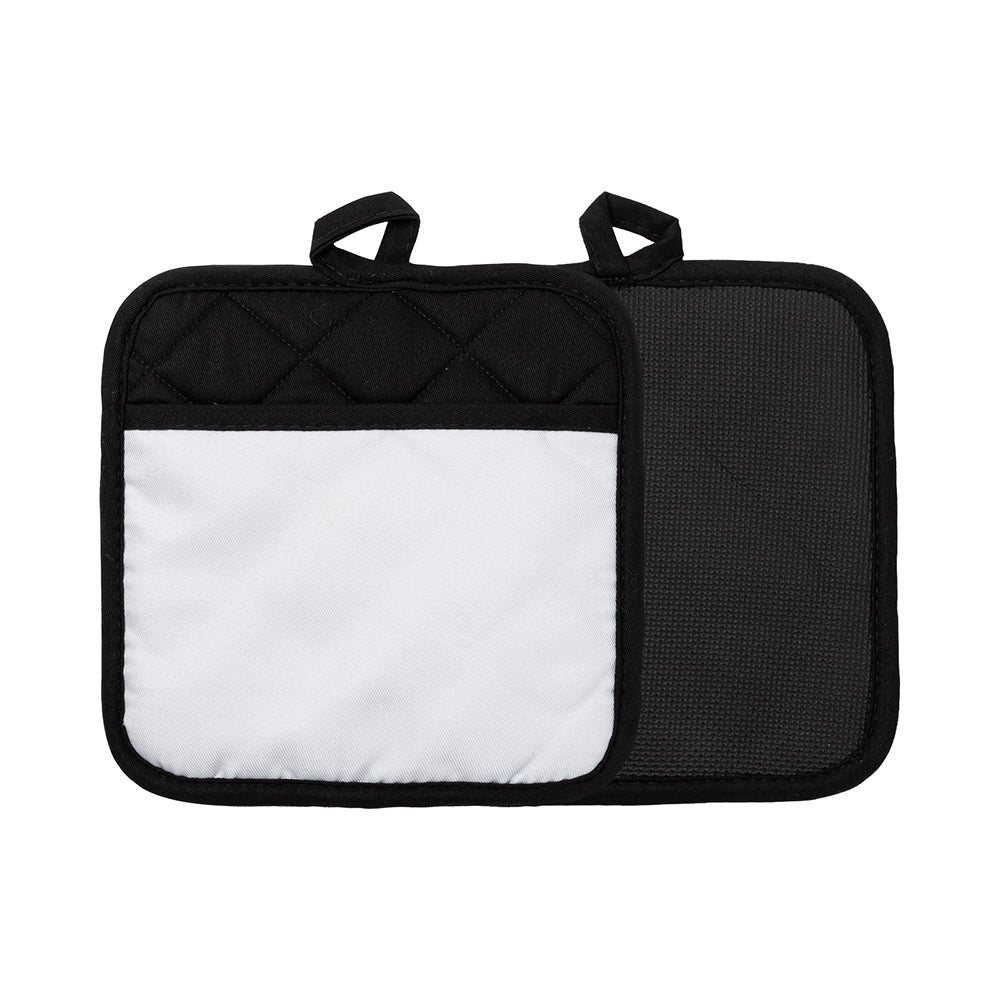 Craft Express 2 Pack Black Sublimation Pot Holder with Pocket - Craft Express Canada