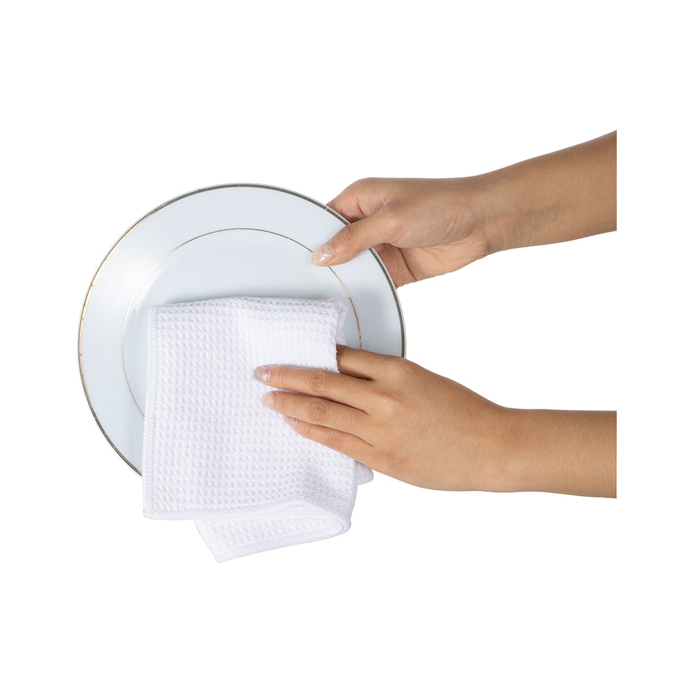 Craft Express 4 Pack White Sublimation Small Waffle Kitchen Towels - Craft Express Canada