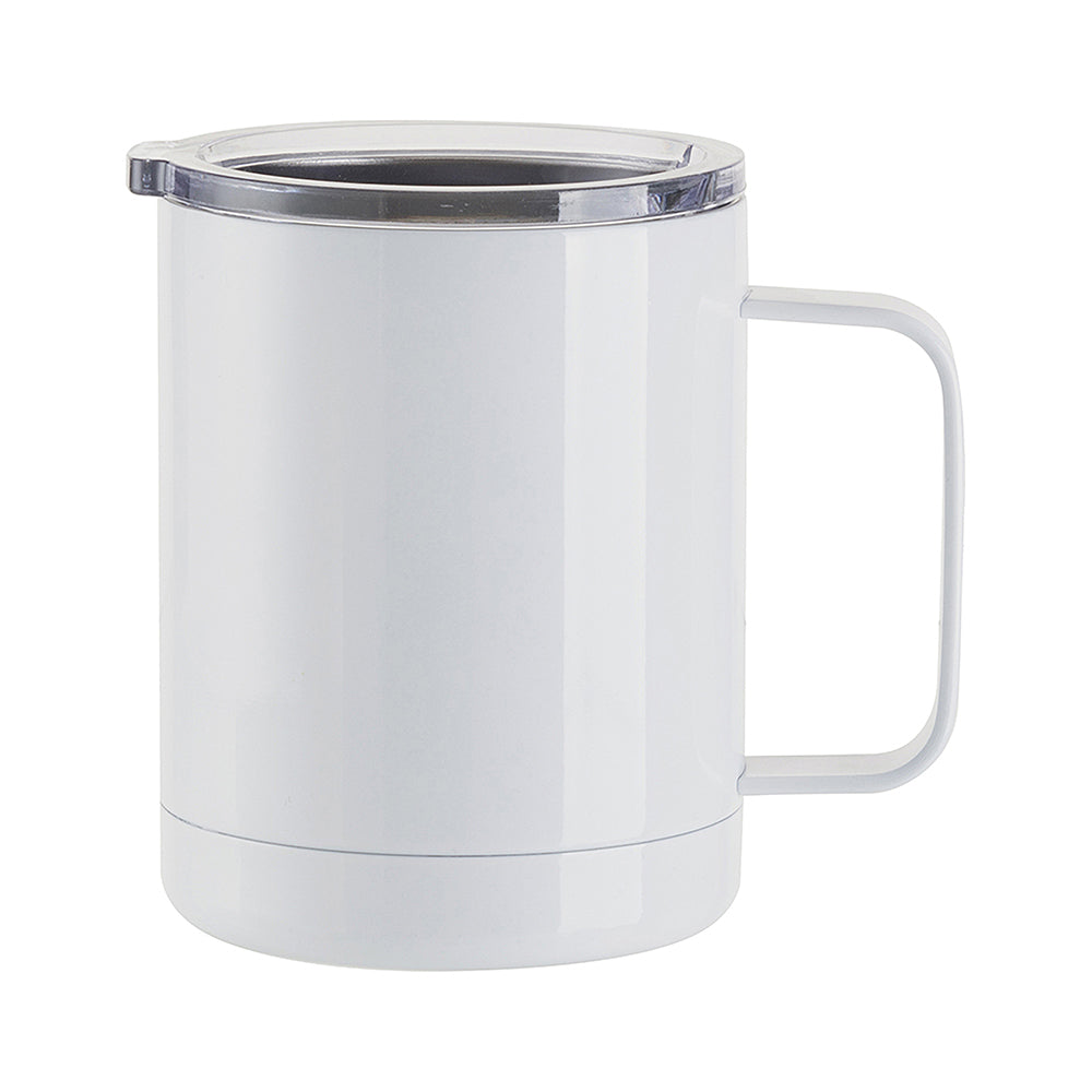 Craft Express 4 Pack 12 oz. Stainless Steel Sublimation Lidded Mugs - Craft Express Canada