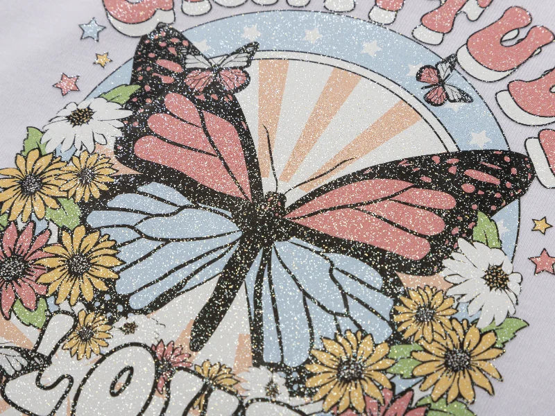 DTF Glitter Transfer Film (17in x 65.6 ft / 43.18cm x 20, Glitter Rainbow) - Joto Imaging Supplies Canada