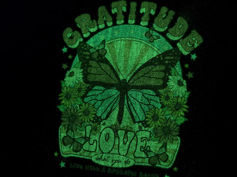 DTF Glow in the dark Transfer Film (17in x 65.6 ft / 43.18cm x 20m, Glow in Dark) - Joto Imaging Supplies Canada