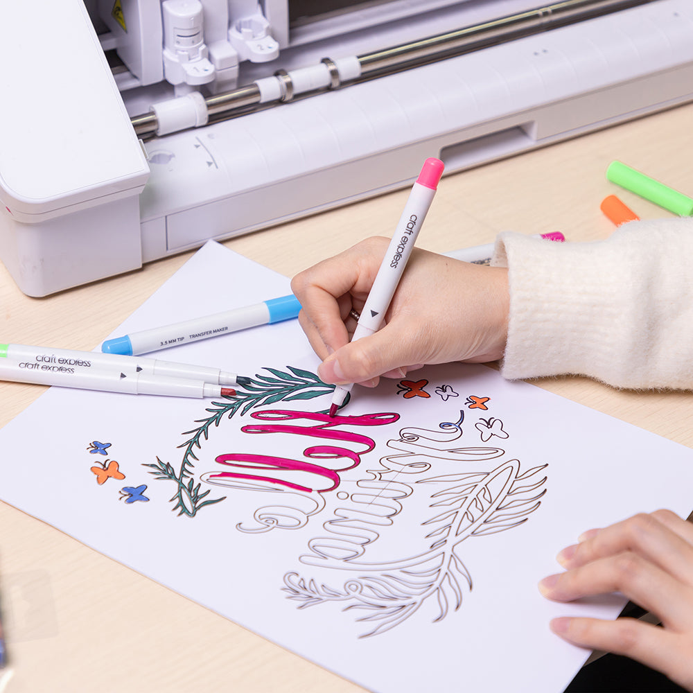 Craft Express 18 Pack Assorted Colors Joy Sublimation Markers - Craft Express Canada