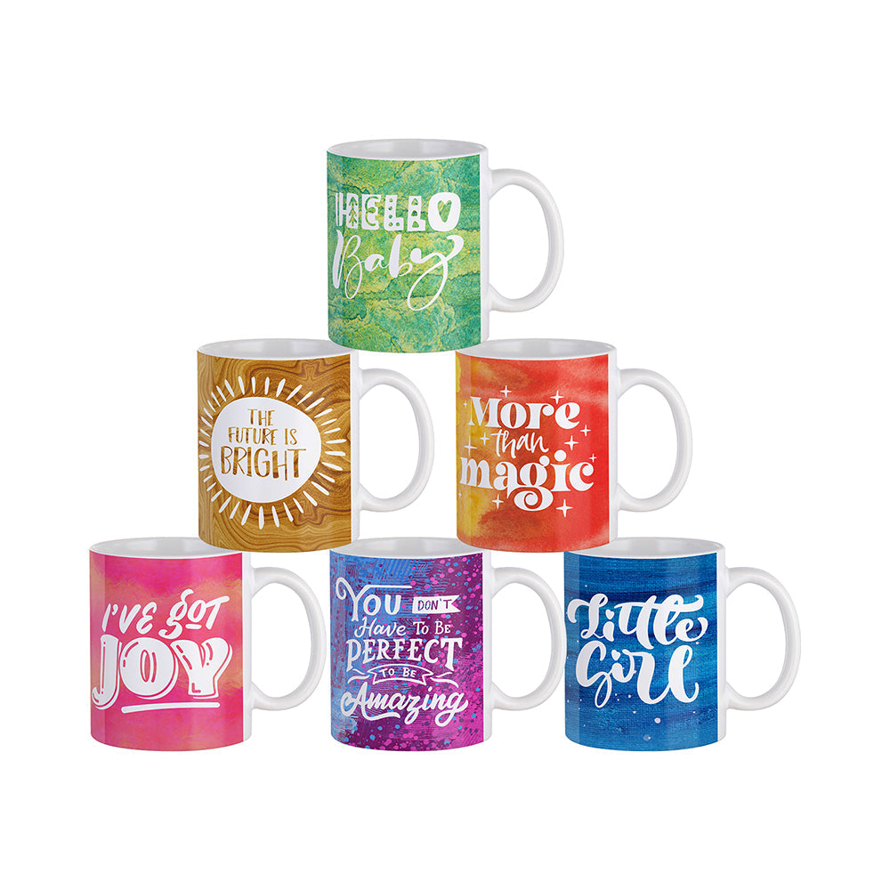 Craft Express 6 Pack of Assorted Sublimation Transfer Sheets I – 4.5 x 12 Inch Sheets - Craft Express Canada