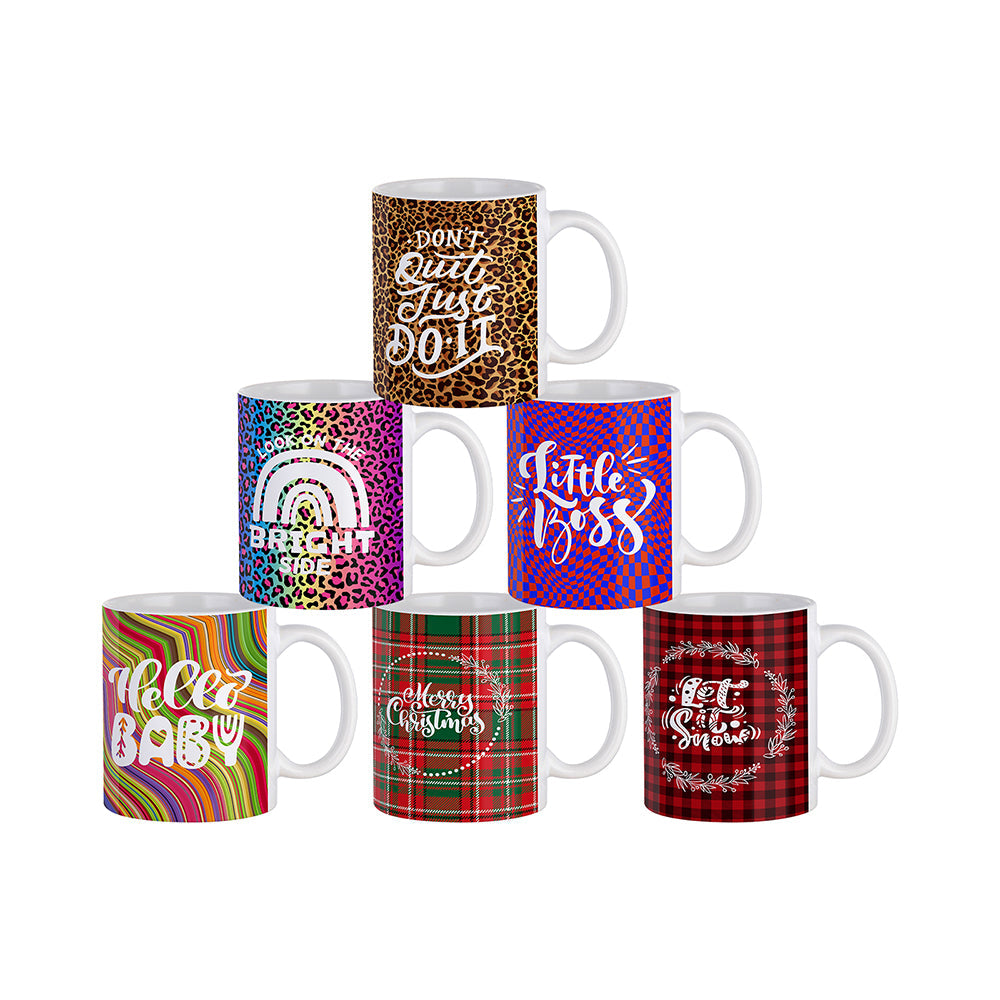 Craft Express 6 Pack of Assorted Sublimation Transfer Sheets II - 4.5 x 12 Inch Sheets - Craft Express Canada