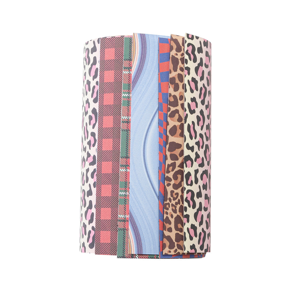 Craft Express 6 Pack of Assorted Sublimation Transfer Sheets II - 4.5 x 12 Inch Sheets - Craft Express Canada