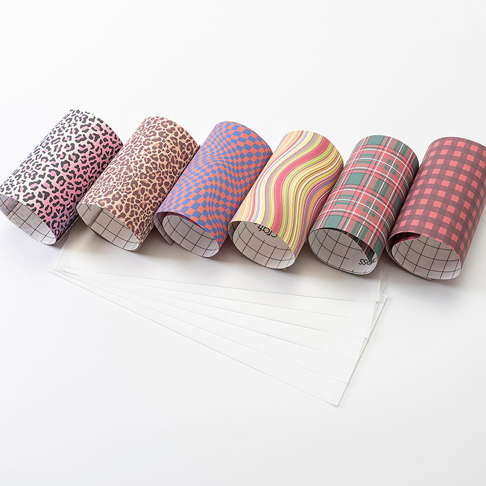 Craft Express 6 Pack of Assorted Sublimation Transfer Sheets II - 4.5 x 12 Inch Sheets - Craft Express Canada