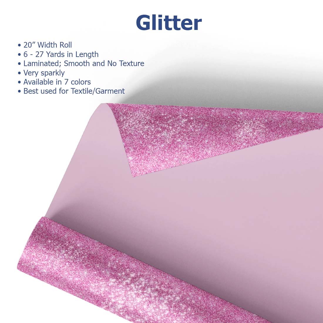 MultiCut™ Glitter Heat Transfer Vinyl 20" - Joto Imaging Supplies Canada