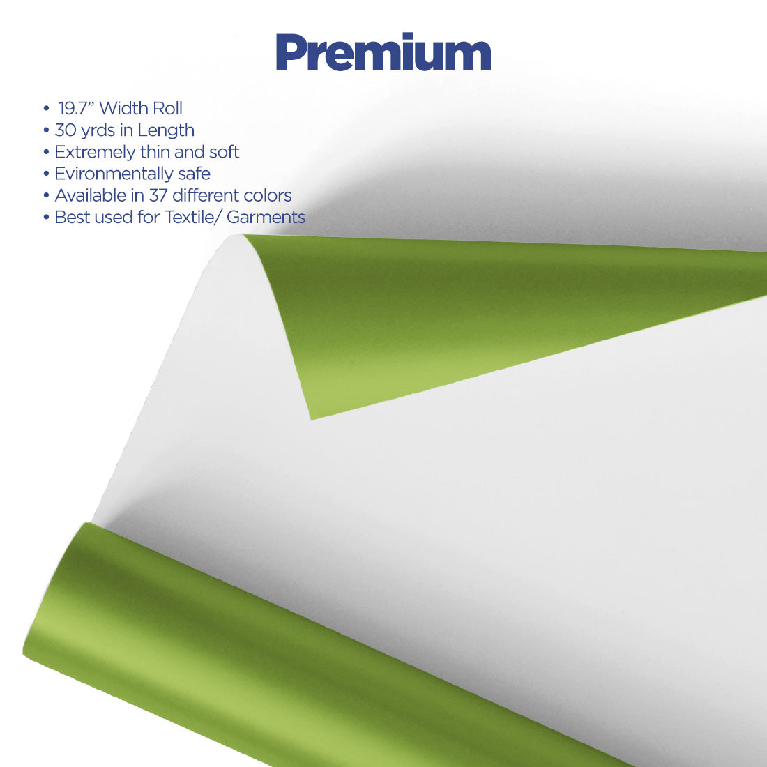 Multicut™ Premium Transfer Vinyl 19.7" x  3 Yards - Joto Imaging Supplies Canada