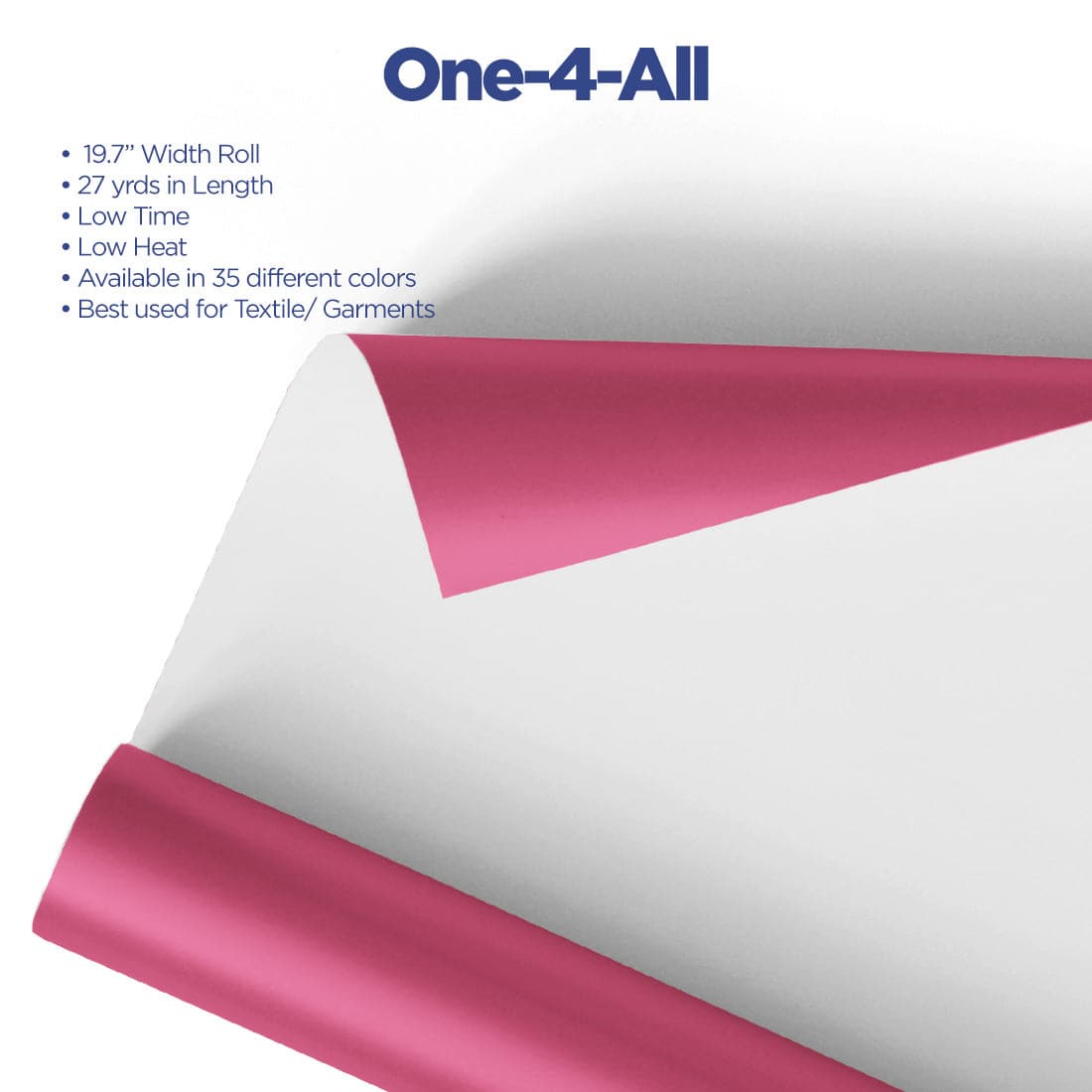 Multicut™ One-4-All™ Vinyl Roll 19.7" x  30, 27, 12, 6, 3 Yards - Joto Imaging Supplies Canada