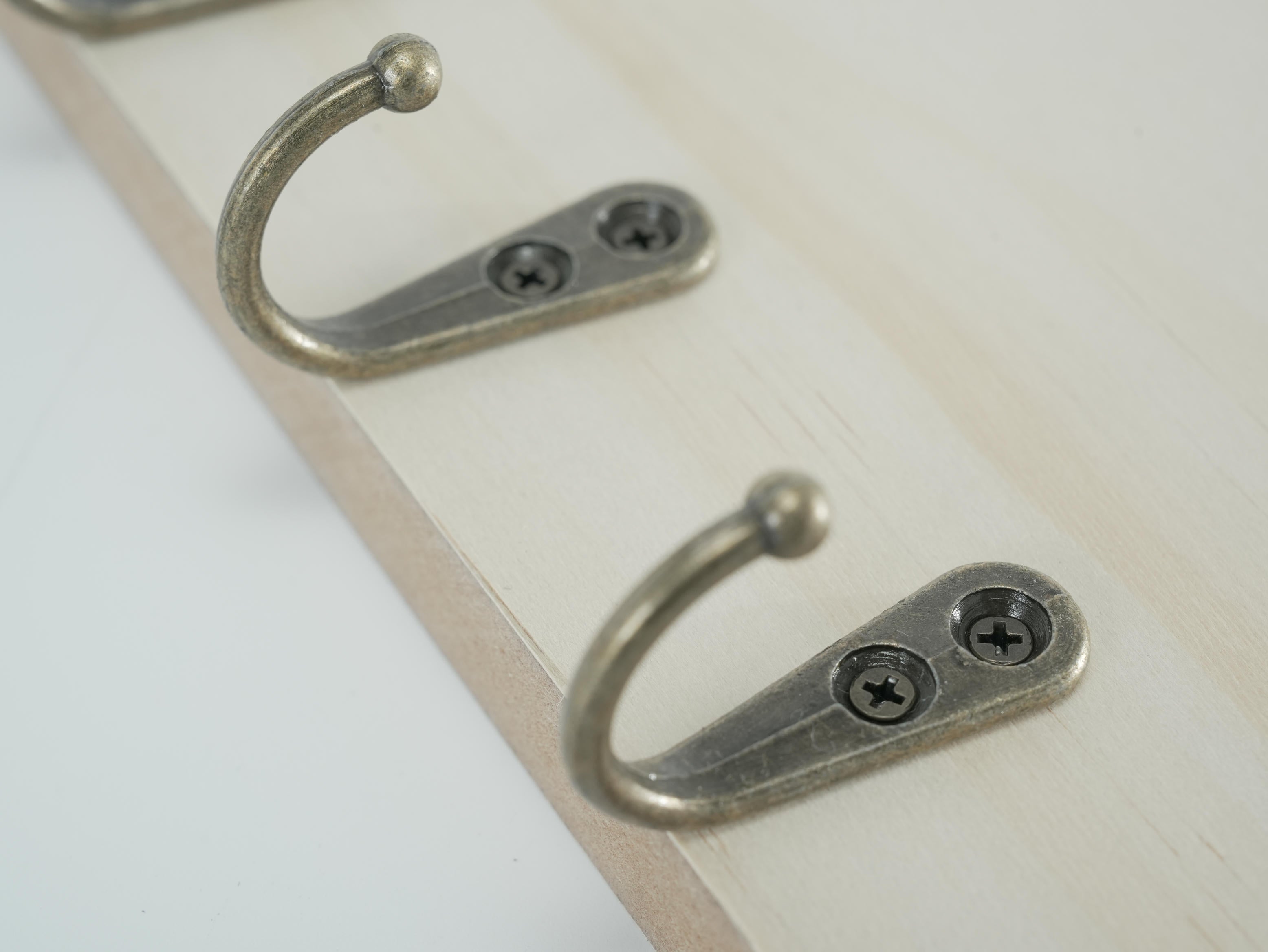 Pearl Coating™ Hook Rack Natural Wood with MDF back - Pack of 4 - Joto Imaging Supplies Canada