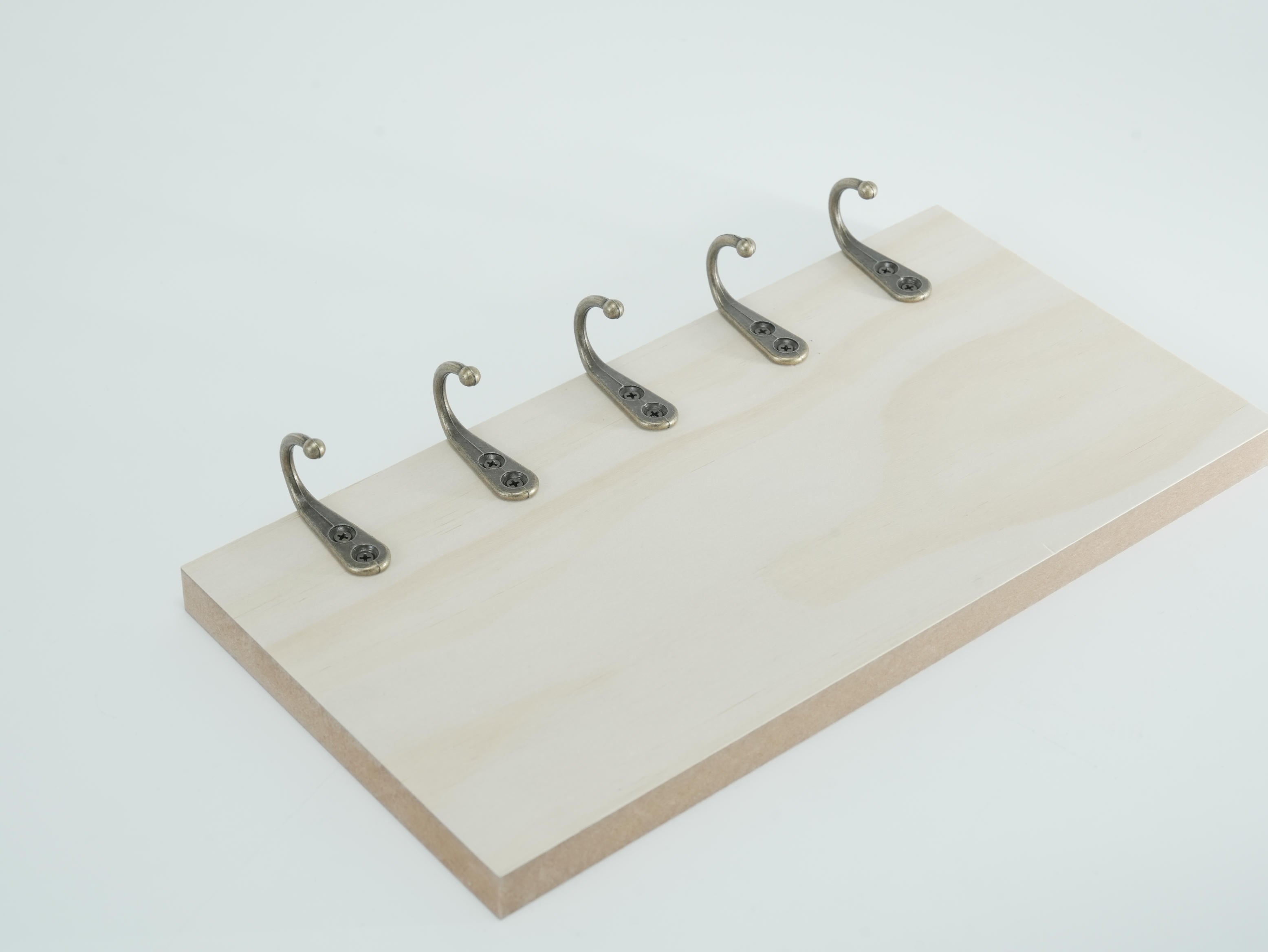 Pearl Coating™ Hook Rack Natural Wood with MDF back - Pack of 4 - Joto Imaging Supplies Canada