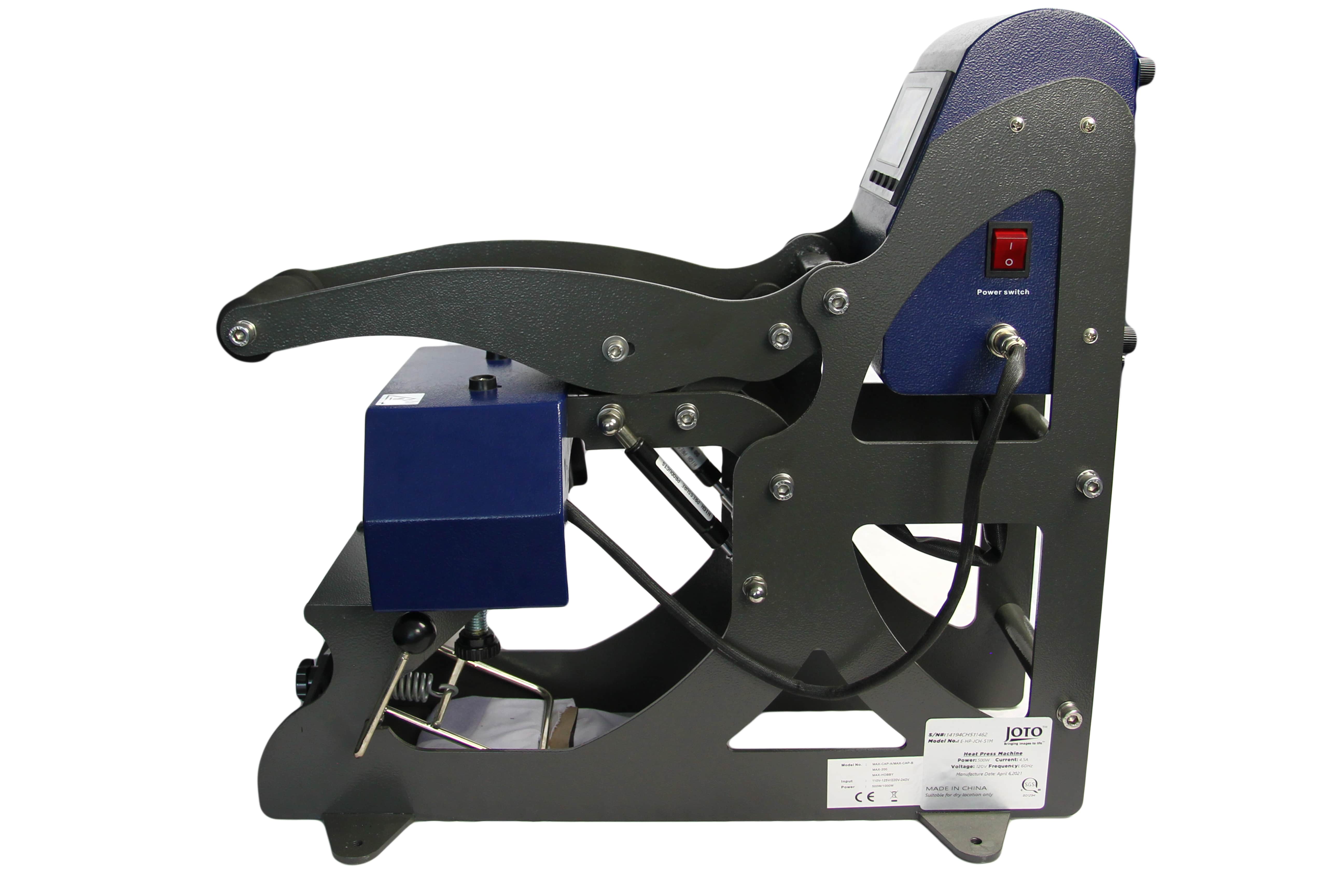 Joto Cap and Flat Press - Joto Imaging Supplies US