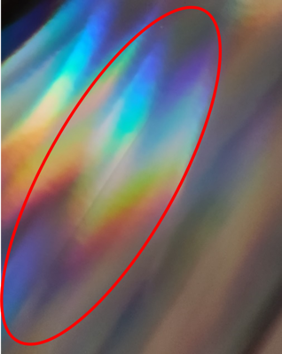 Roland Holographic Prism Film w/ Adhesive, 15in x 75ft - Joto Imaging Supplies Canada