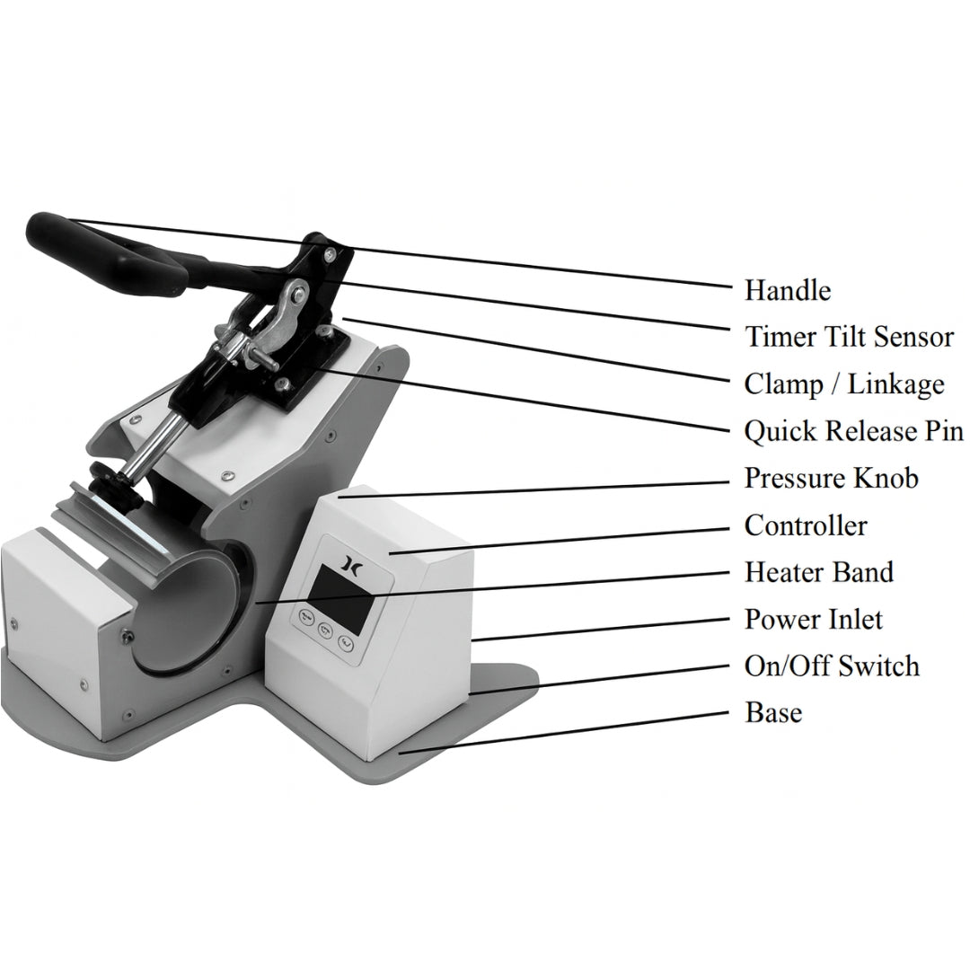 Geo Knight Digital Double-Wide Mug Press - Joto Imaging Supplies Canada