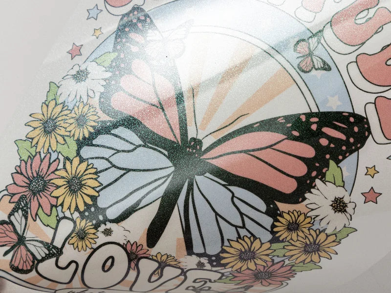 DTF Glitter Transfer Film (17in x 65.6 ft / 43.18cm x 20m, Holographic) - Joto Imaging Supplies Canada