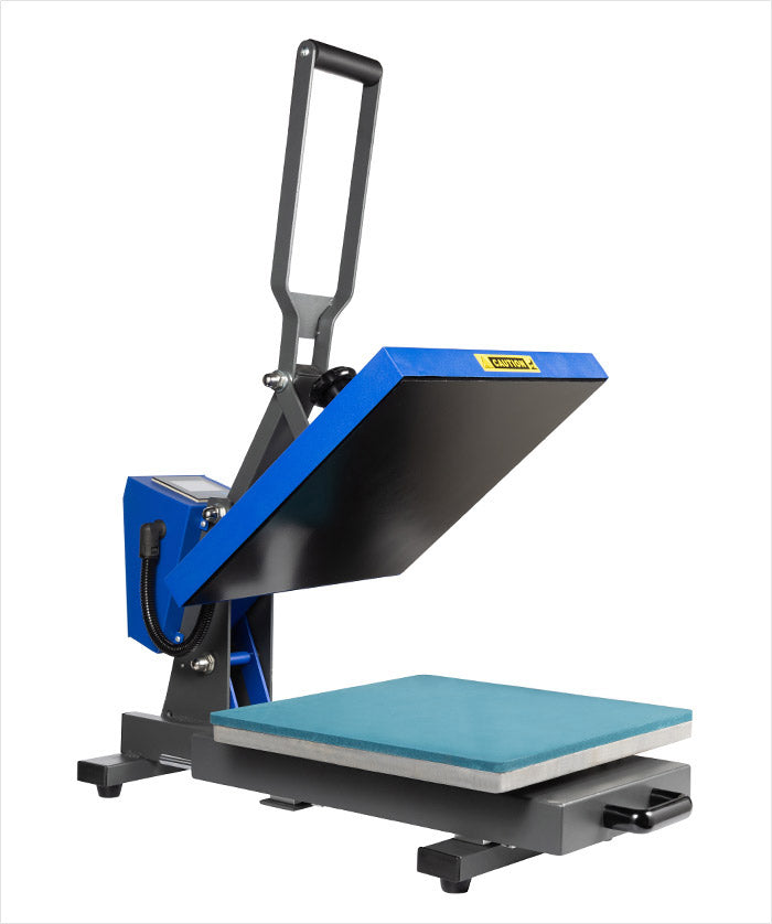 JTrans ClamShell Heat Press with Drawer 38cm x 38cm Demo Unit - Joto Imaging Supplies Canada