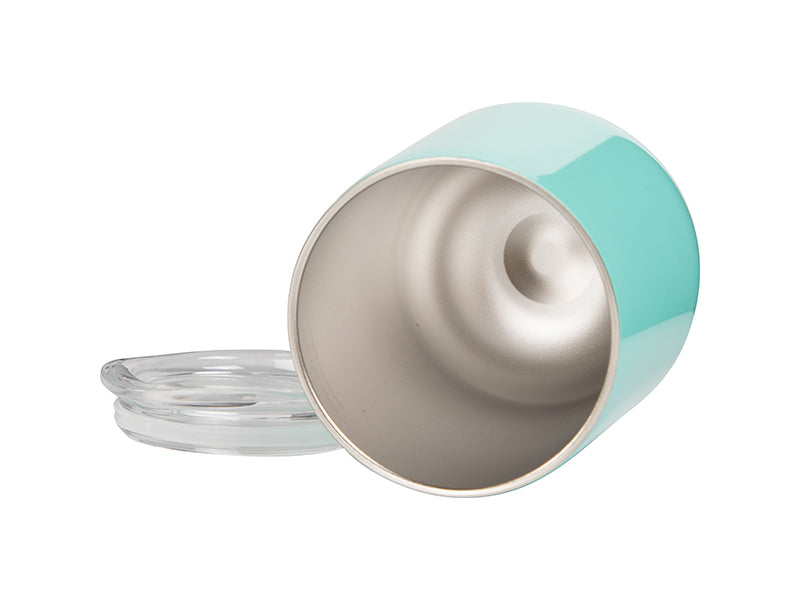 Pearl Coating™ 12oz Sublimation Stainless Steel Stemless Wine Cup with Lid White - Pack of 5 - Joto Imaging Supplies Canada