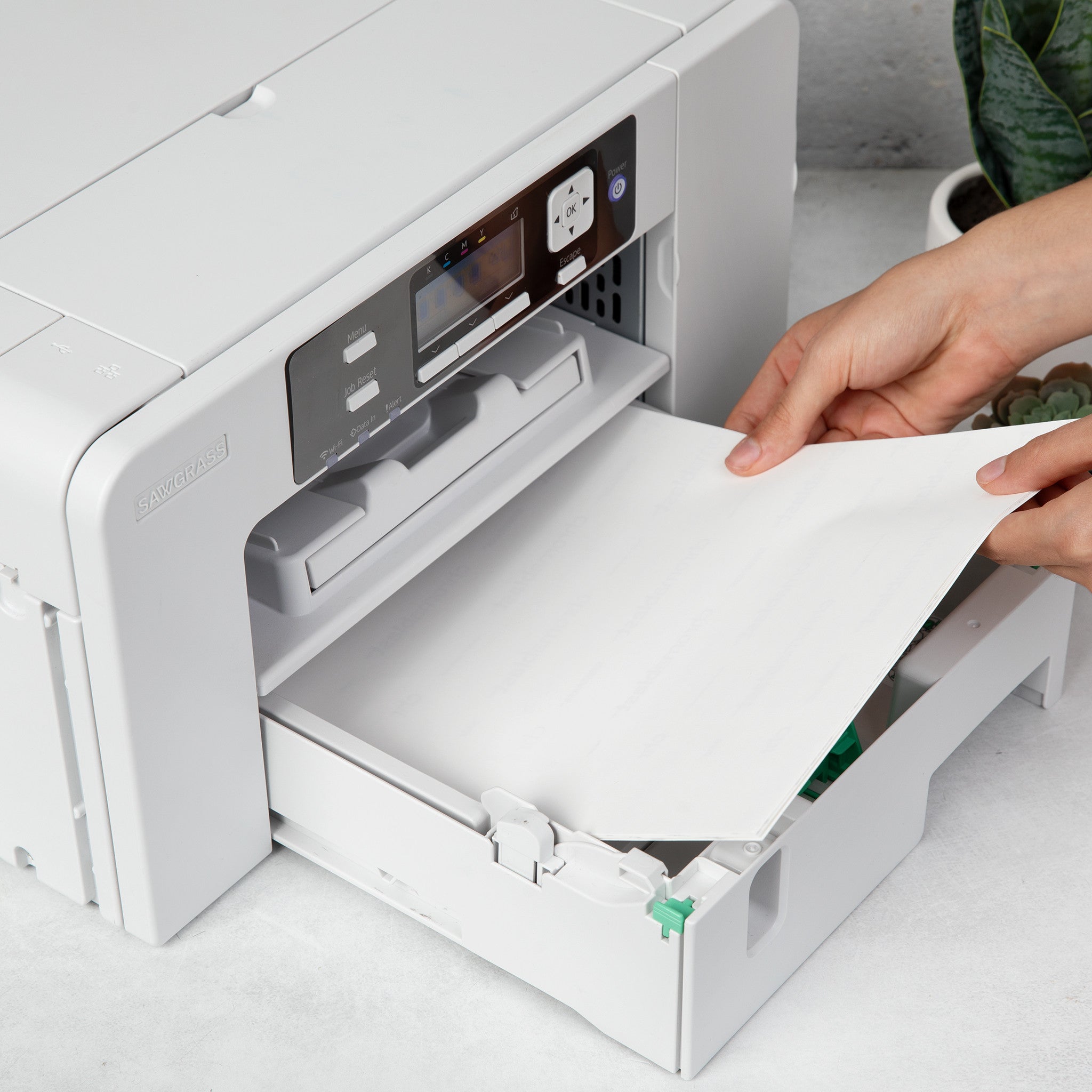 Sawgrass SG500 Sublimation Printer with 31ml Versiflex Kit & Paper 8.5x11, 100 sheet - Joto Imaging Supplies Canada