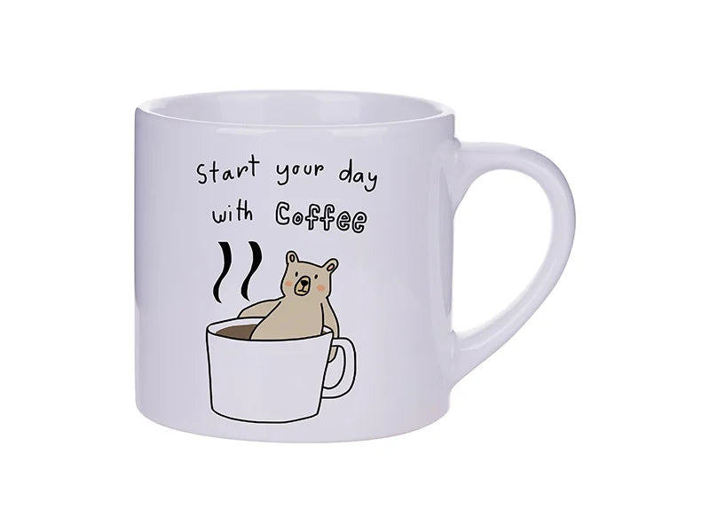 Sublimation 6oz White Photo Mug 3