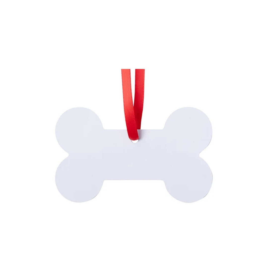 Pearl Coating™ Sublimation Blank Metal Dog Bone Shape Ornament - Pack of 40 - Joto Imaging Supplies Canada