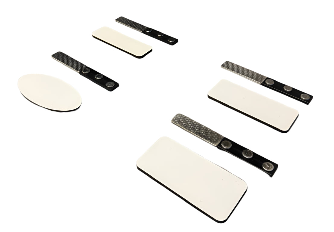 Pearl Coating™ Sublimation Name Badges - Pack of 20 - Joto Imaging Supplies Canada