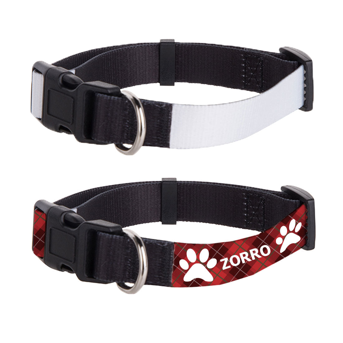 Pearl Coating™ Sublimation Adjustable Pet Collar (Medium) - Pack of 10 - Joto Imaging Supplies Canada