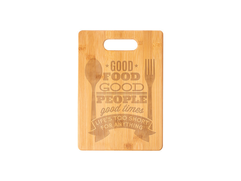Engravable Bamboo Cutting Board 13.74" x 9.74"- Pack of 5 - Joto Imaging Supplies Canada